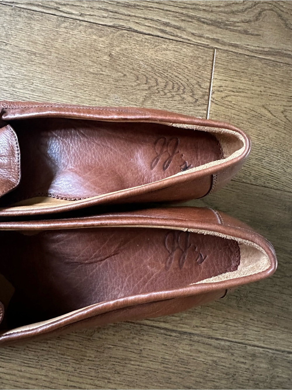 New JJ’s Genuine Leather Loafers Hand Crafted In Leon Made In Mexico Sz 9.5 - Picture 5 of 8